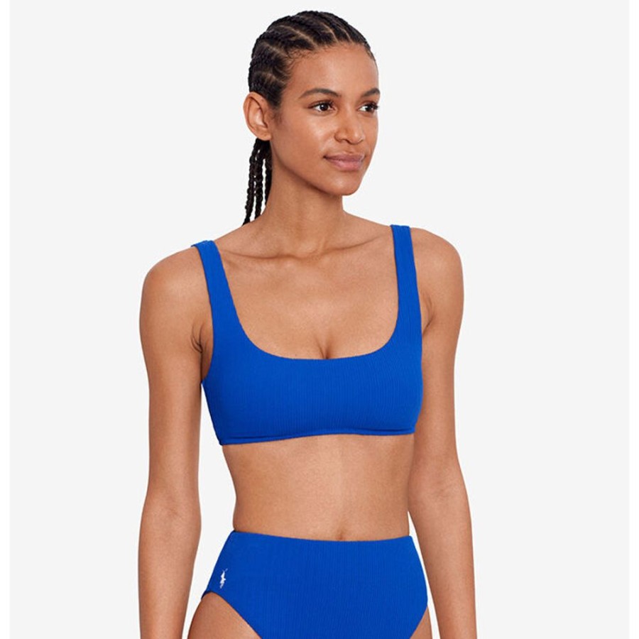 Women Polo Ralph Lauren Swimwear | Women'S Twisted-Rib Bikini Top