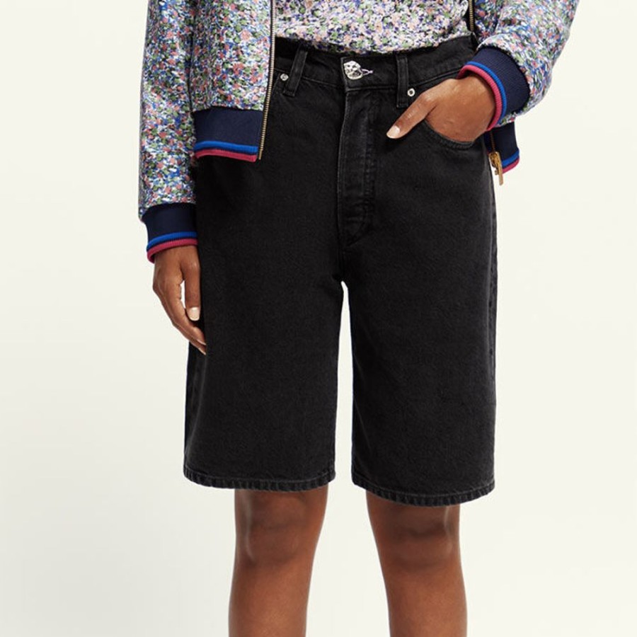 Women Scotch & Soda Denim | Women'S The Cruise Wide Fit Short