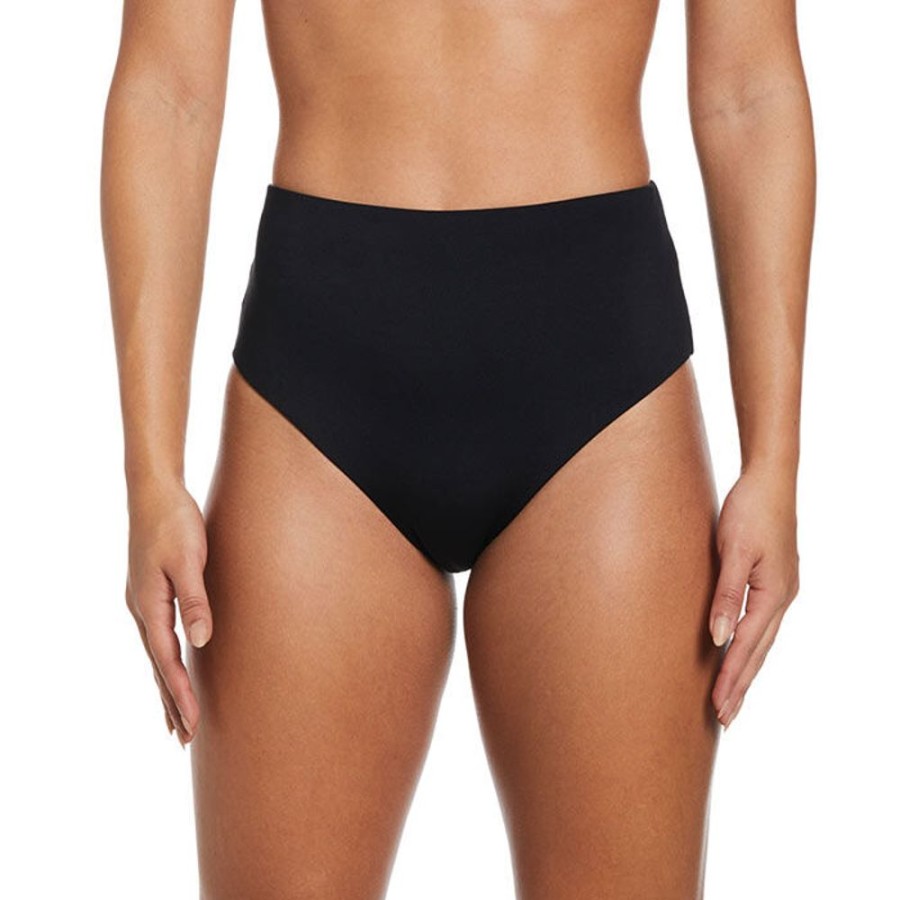 Women Nike Swimwear | Women'S Colour Block Reversible High Waist Bikini Bottom