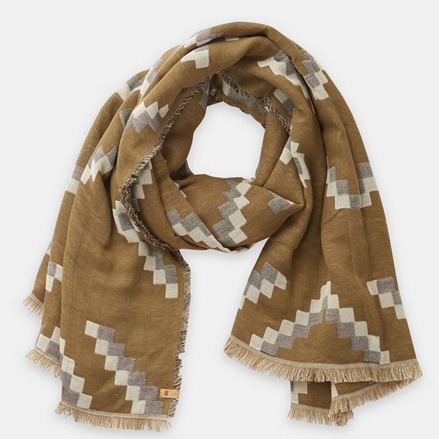 Women Tentree Winter Accessories | Women'S Organic Cotton Sumatra Blanket Scarf