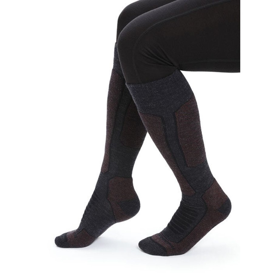 Women Icebreaker Socks | Women'S Merino Ski+ Medium Over-The-Calf Sock