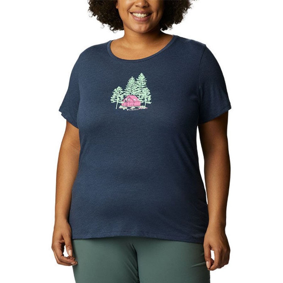 Women Columbia Tops | Women'S Daisy Days? Graphic T-Shirt (Plus Size)