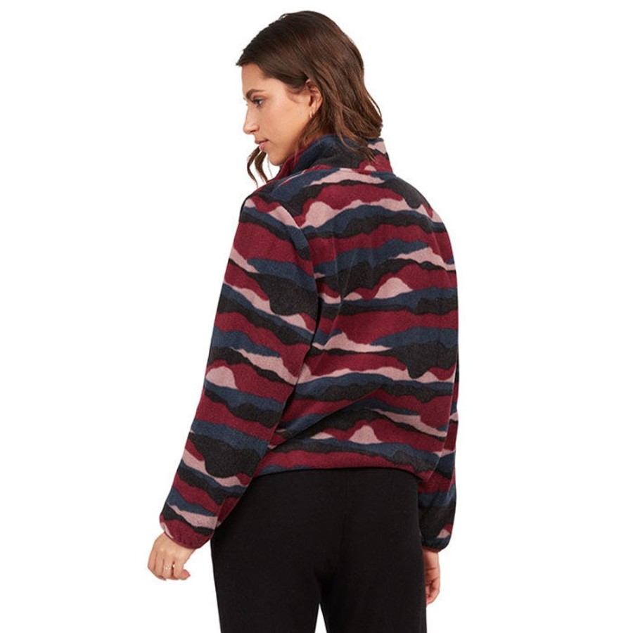 Women Volcom Sweatshirts & Hoodies | Women'S Pheelin It Mock Neck Top