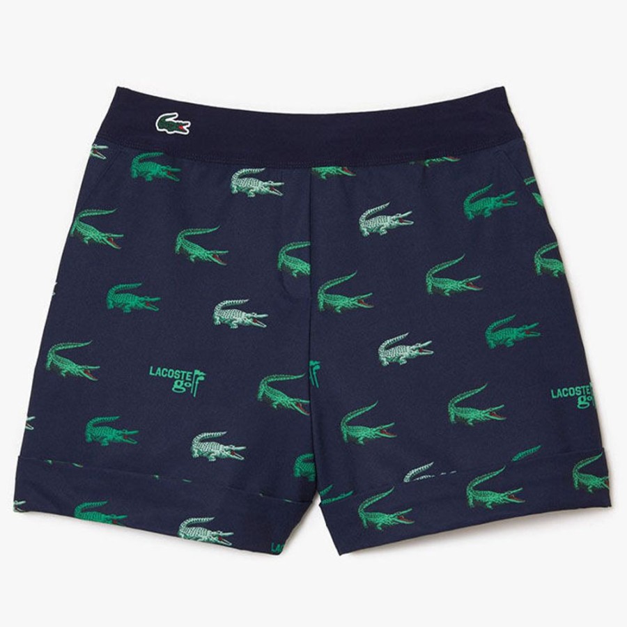 Women Lacoste Shorts | Women'S Lightweight Printed Taffeta Short