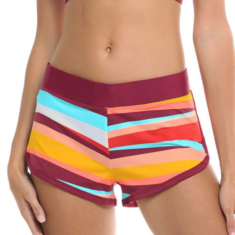 Women Body Glove Swimwear | Women'S New Wave Pulse Swim Short