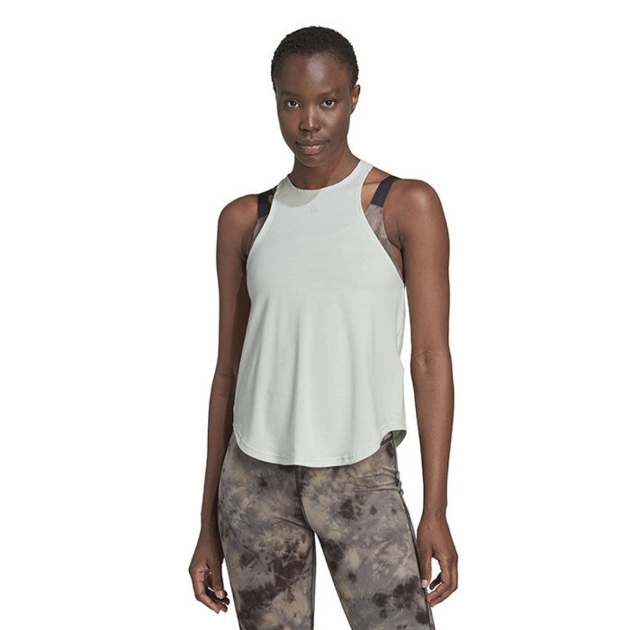 Women adidas Tops | Women'S Yoga Studio Loop-Back Tank Top