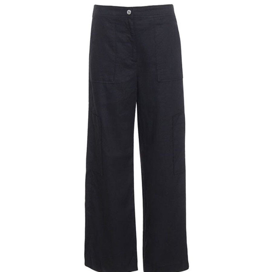 Women Michael Kors Pants | Women'S Linen-Viscose Cargo Pant