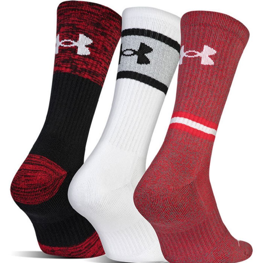 Women Under Armour Socks | Unisex Phenom Crew Sock (3 Pack)