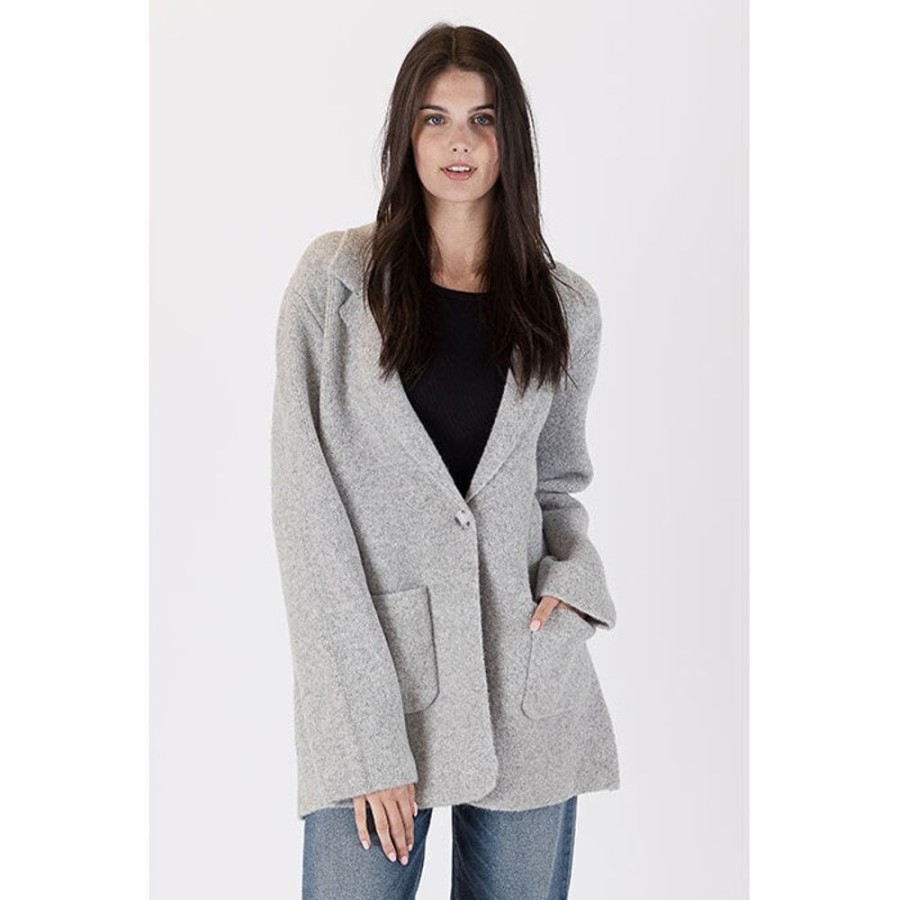 Women Lyla + Luxe Sweaters | Women'S Genie Knit Blazer