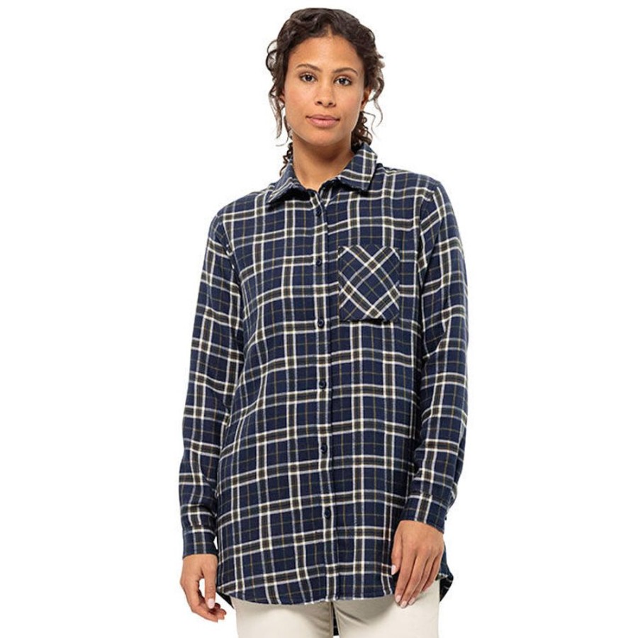 Women Jack Wolfskin Tops | Women'S Morgenluft Shirt