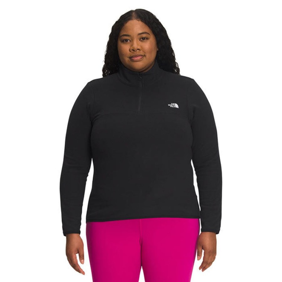 Women The North Face Sweatshirts & Hoodies | Women'S Tka Glacier 1/4-Zip Top (Plus Size)