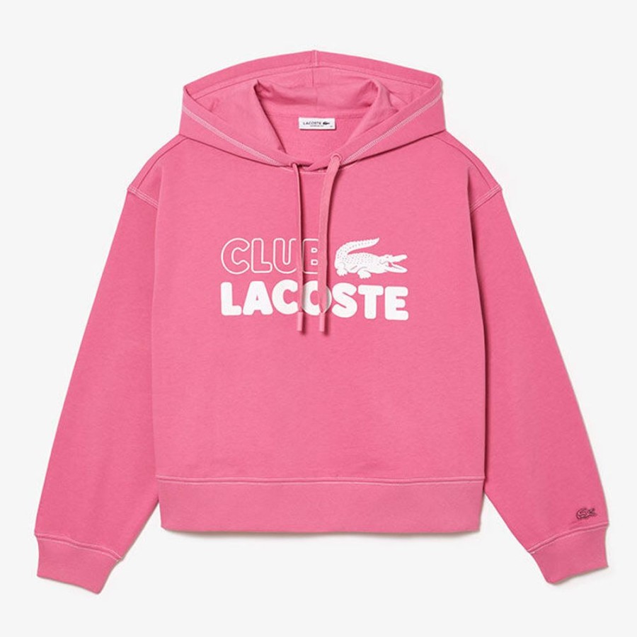 Women Lacoste Sweatshirts & Hoodies | Women'S Textured Print Hoodie