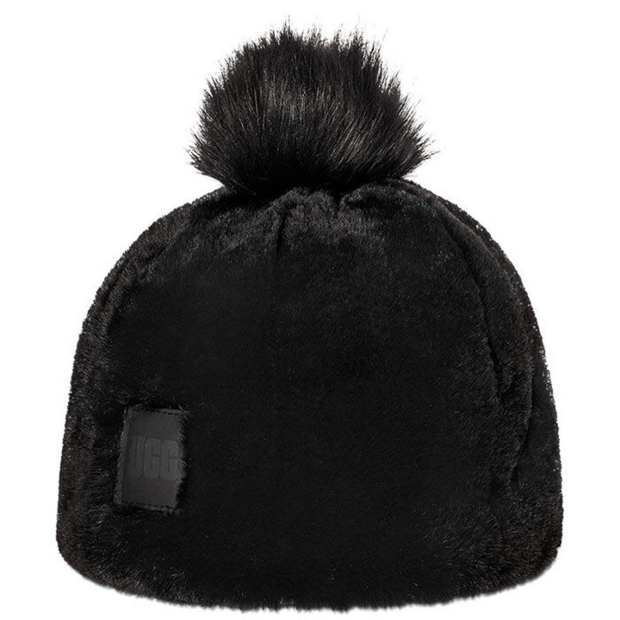 Women UGG Winter Accessories | Women'S Faux Fur Pom Beanie