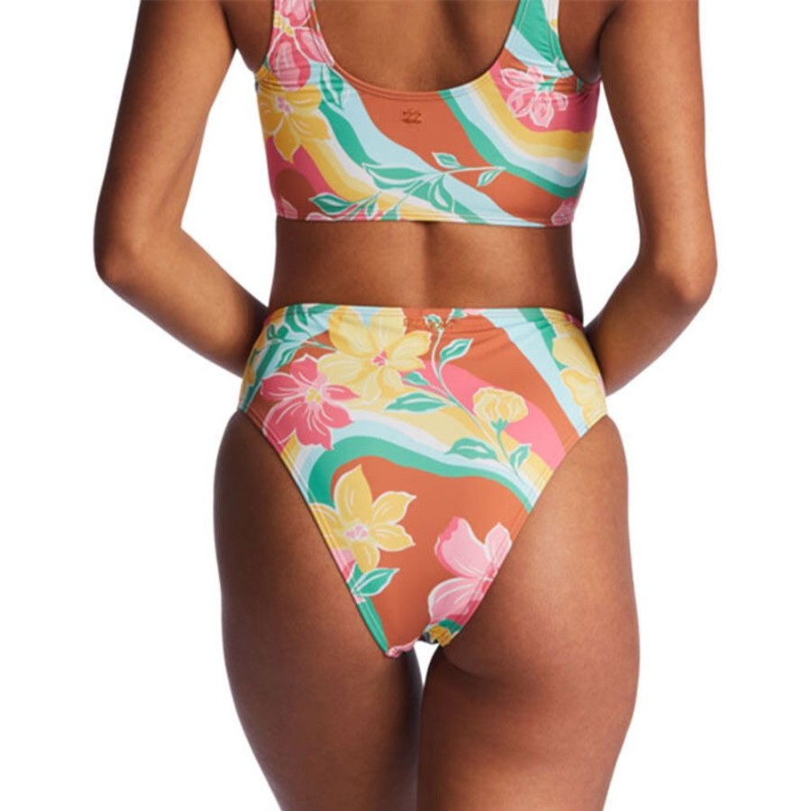 Women Billabong Swimwear | Women'S Chasin Sunbeams Rise Bikini Bottom