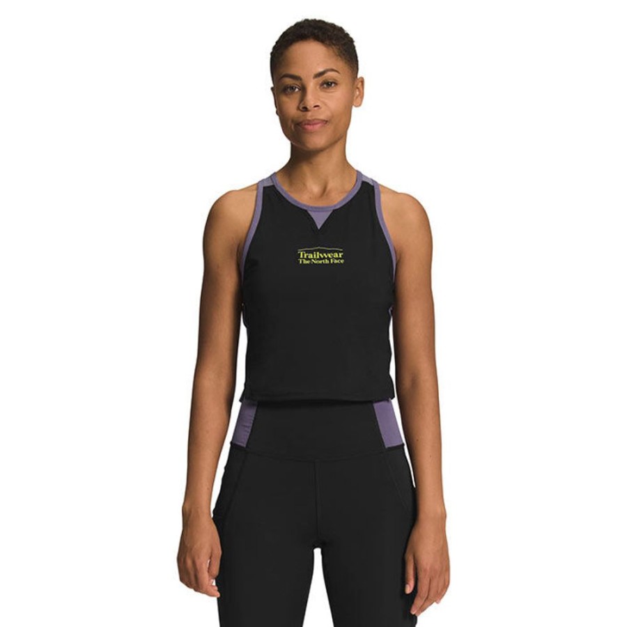 Women The North Face Tops | Women'S Trailwear Qtm Bra Tank Top