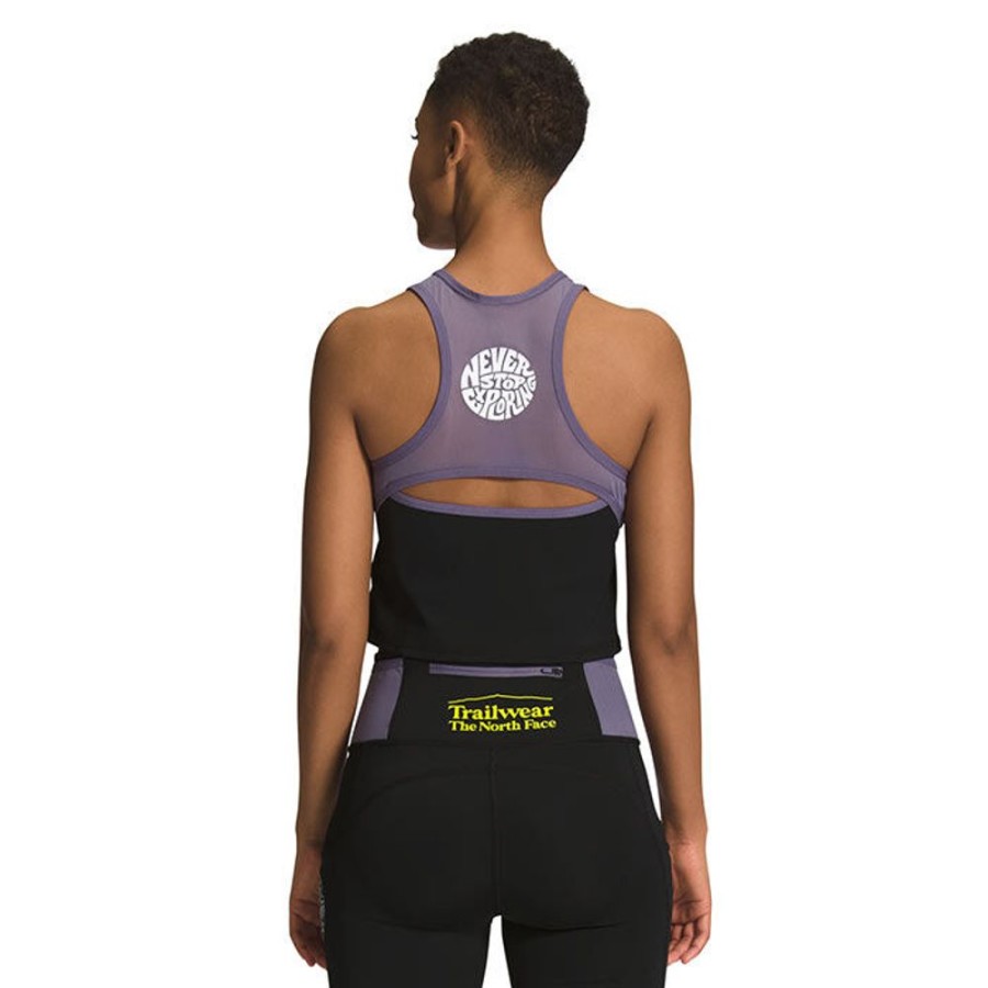 Women The North Face Tops | Women'S Trailwear Qtm Bra Tank Top