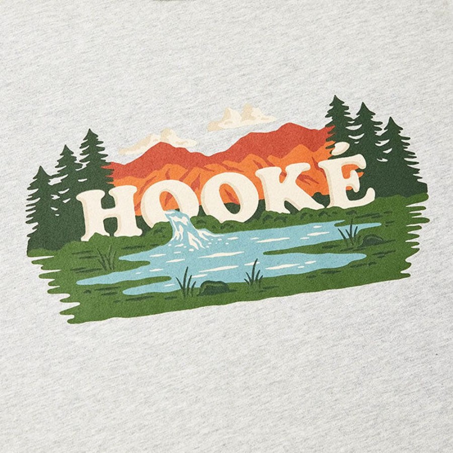 Women Hooké Tops | Women'S Landscape Long Sleeve T-Shirt