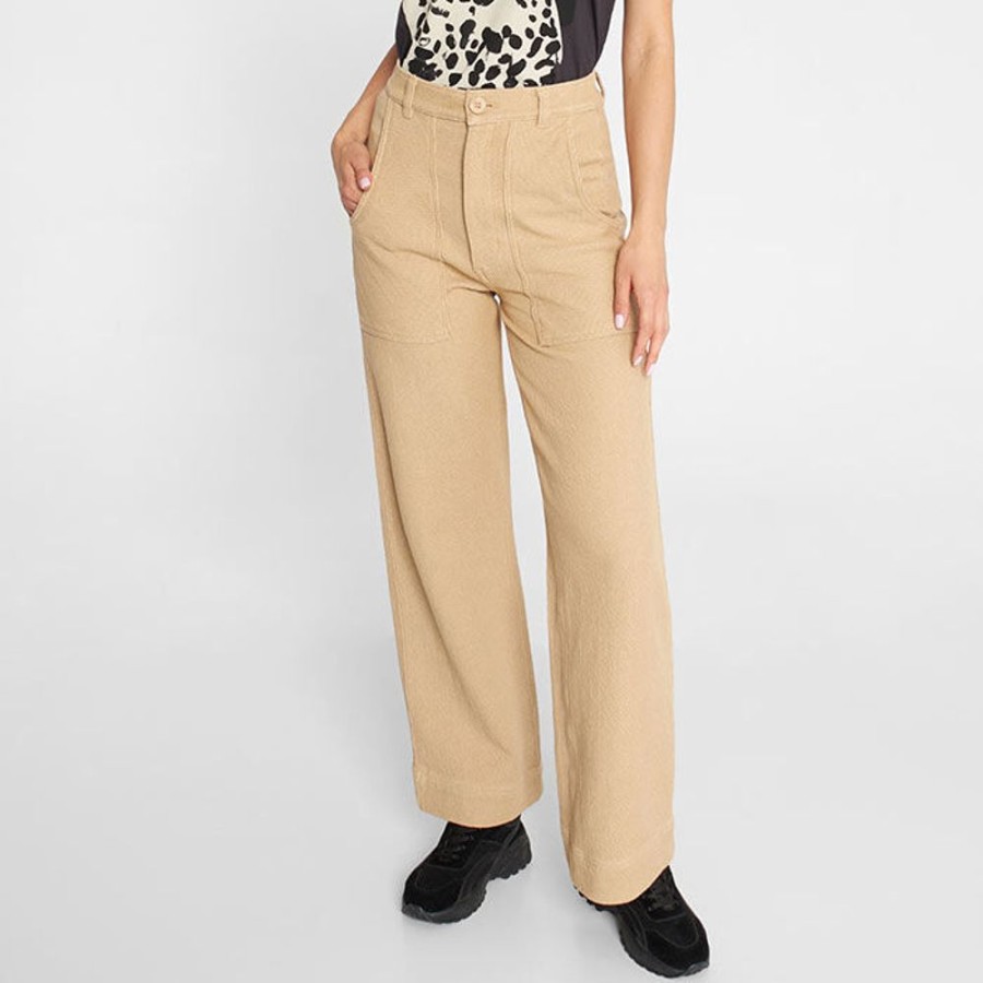 Women DEDICATED Pants | Women'S Vara Workwear Pant