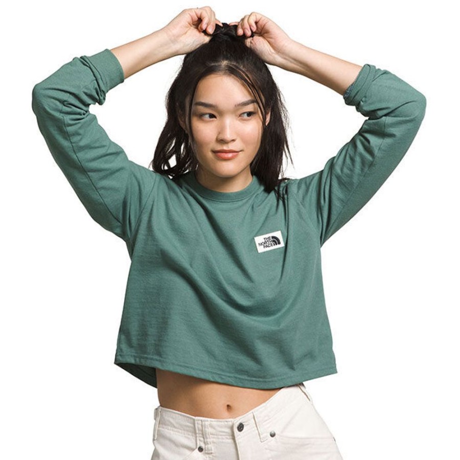 Women The North Face Tops | Women'S Heritage Patch Long Sleeve T-Shirt