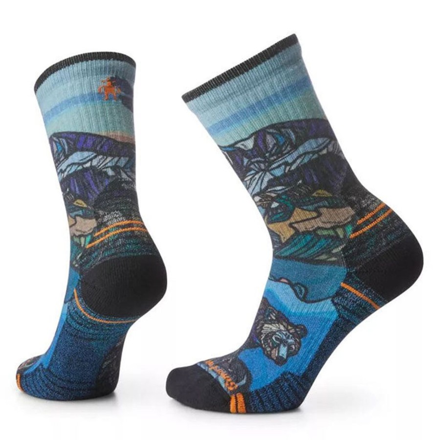 Women Smartwool Socks | Women'S Hike Light Cushion Icy Range Print Crew Sock