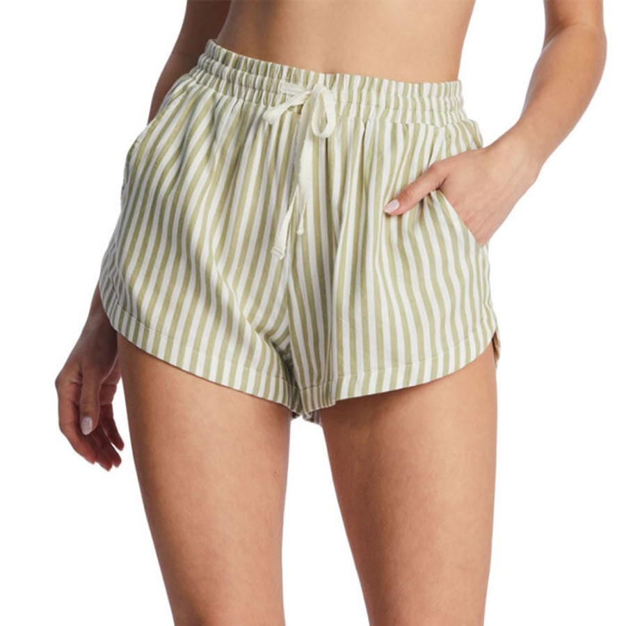 Women Billabong Shorts | Women'S Road Trippin' Yarn-Dyed Short