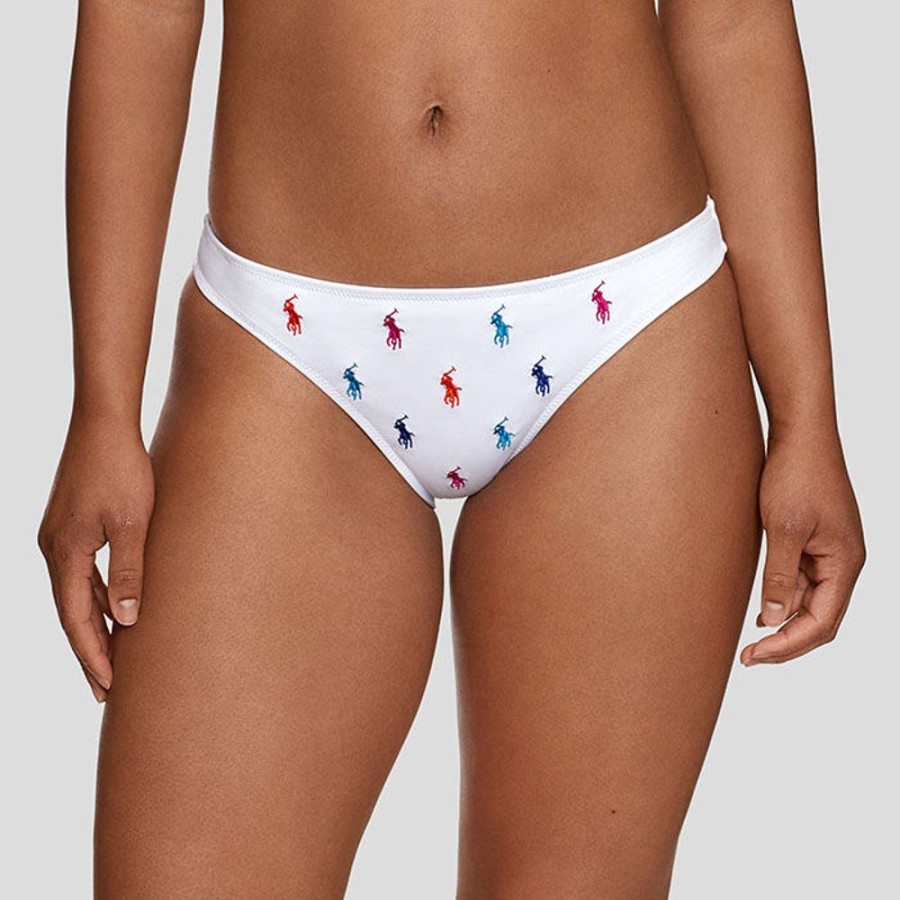 Women Polo Ralph Lauren Swimwear | Women'S Logo Icons Devin Hipster Bikini Bottom