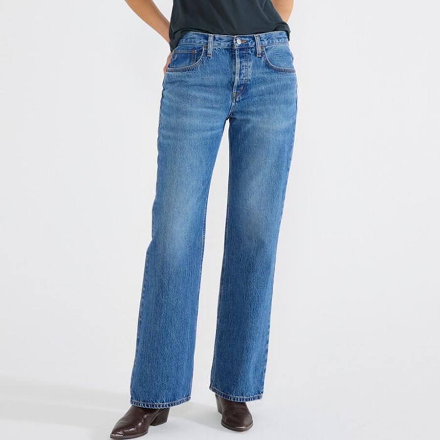 Women ETICA Denim Pants | Women'S Amis Relaxed Boot Jean