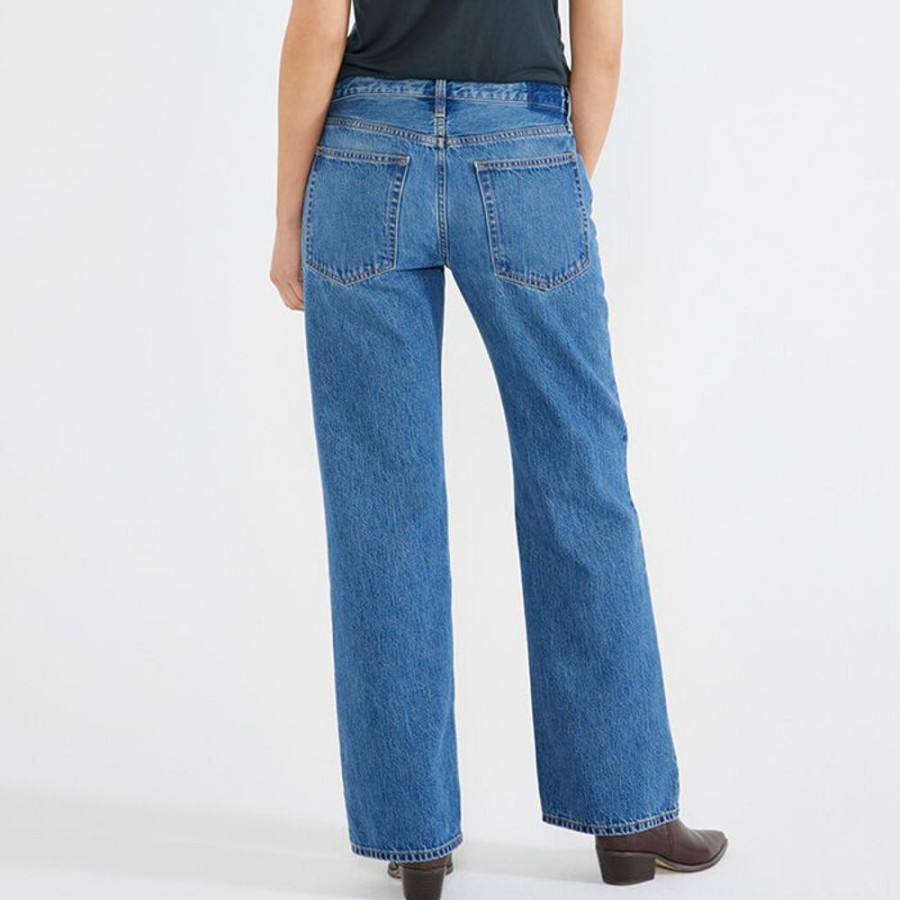 Women ETICA Denim Pants | Women'S Amis Relaxed Boot Jean