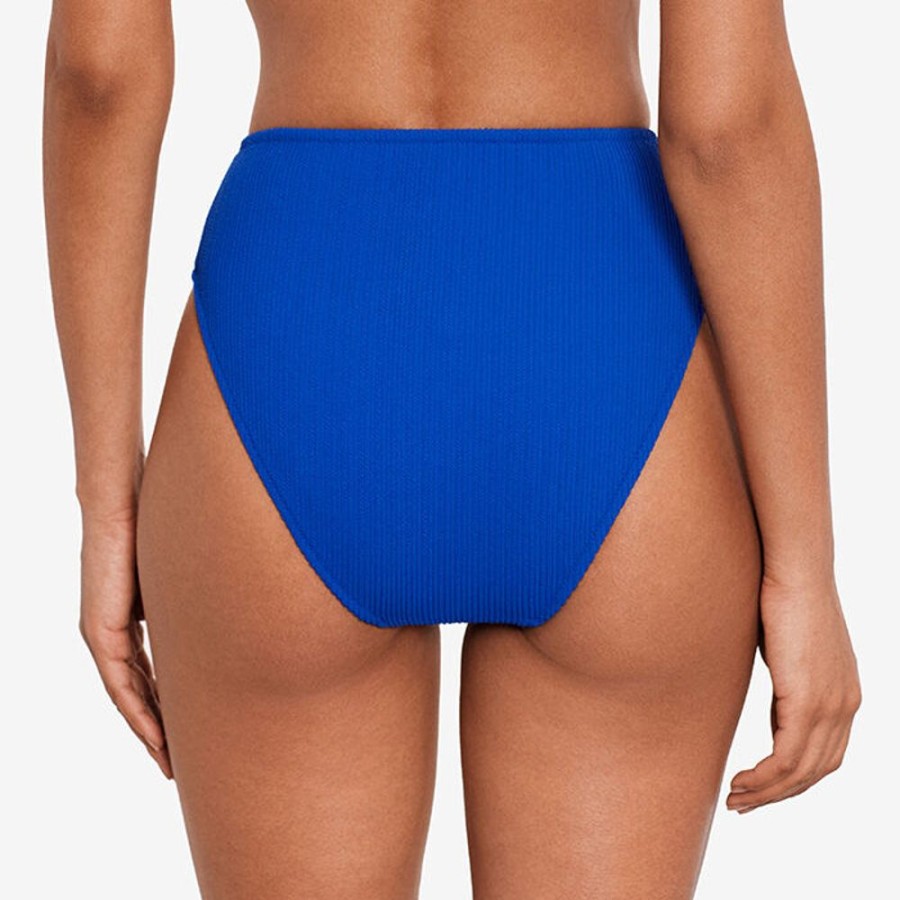 Women Polo Ralph Lauren Swimwear | Women'S Twisted-Rib Mid Bikini Bottom