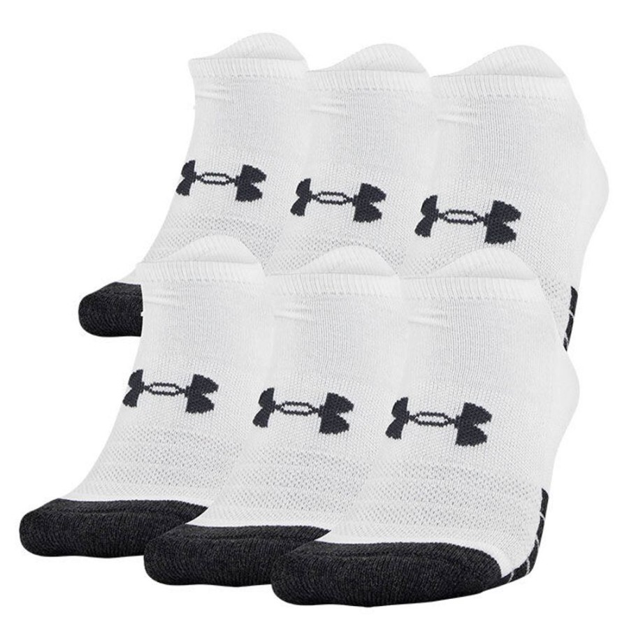 Women Under Armour Socks | Unisex Performance Tech No-Show Sock (6 Pack)