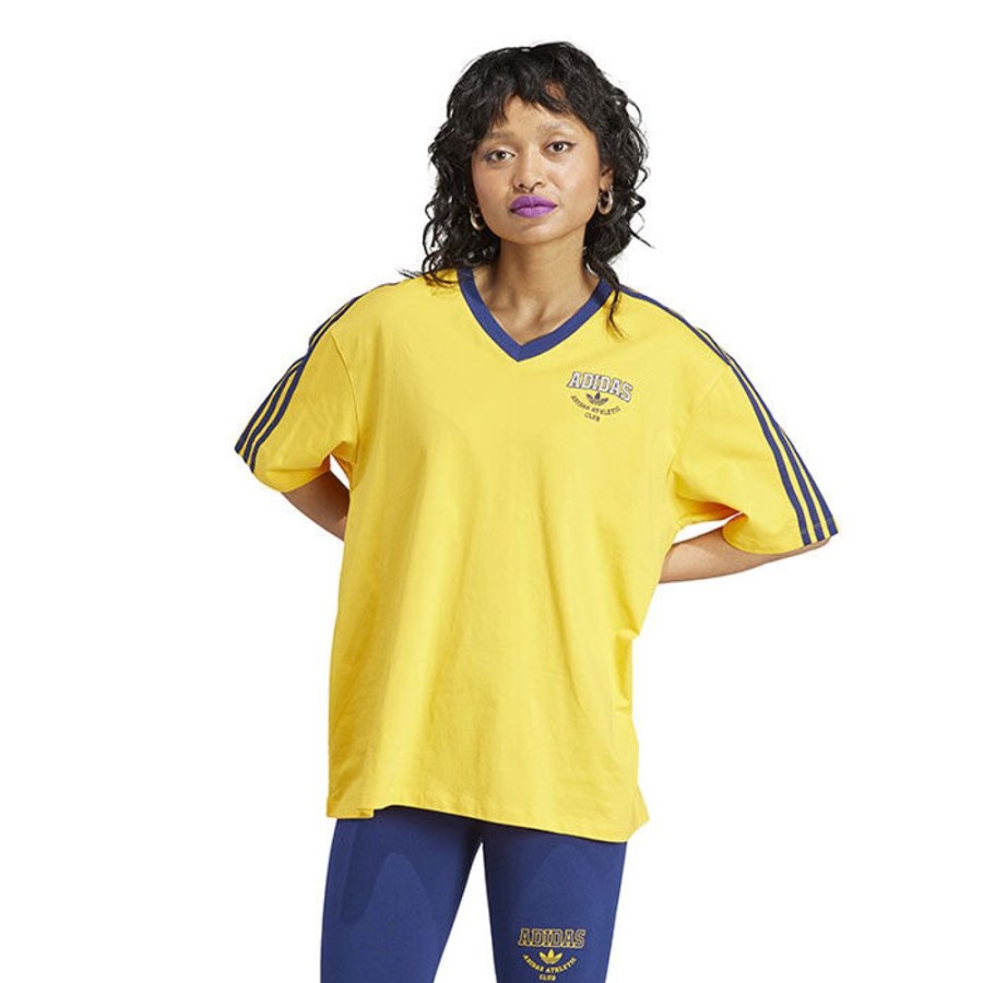 Women adidas Originals Tops | Women'S V-Neck Logo T-Shirt