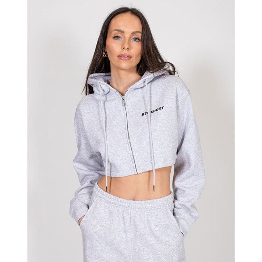 Women Brunette The Label Sweatshirts & Hoodies | Women'S Kindness Club Full-Zip Cropped Hoodie