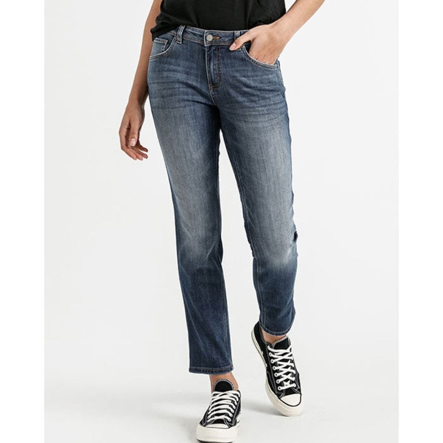 Women DUER Denim | Women'S Performance Denim Girlfriend Jean