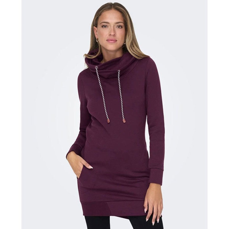 Women Only Sweatshirts & Hoodies | Women'S O-Neck Long Hoodie