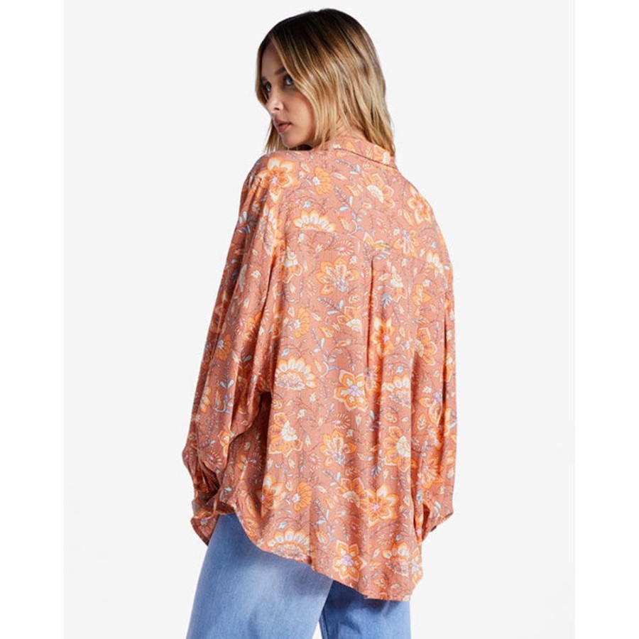 Women Billabong Tops | Women'S Day After Day Oversized Shirt