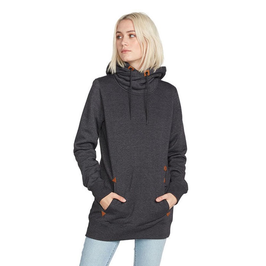 Women Volcom Sweatshirts & Hoodies | Women'S Tower Pullover Fleece Hoodie