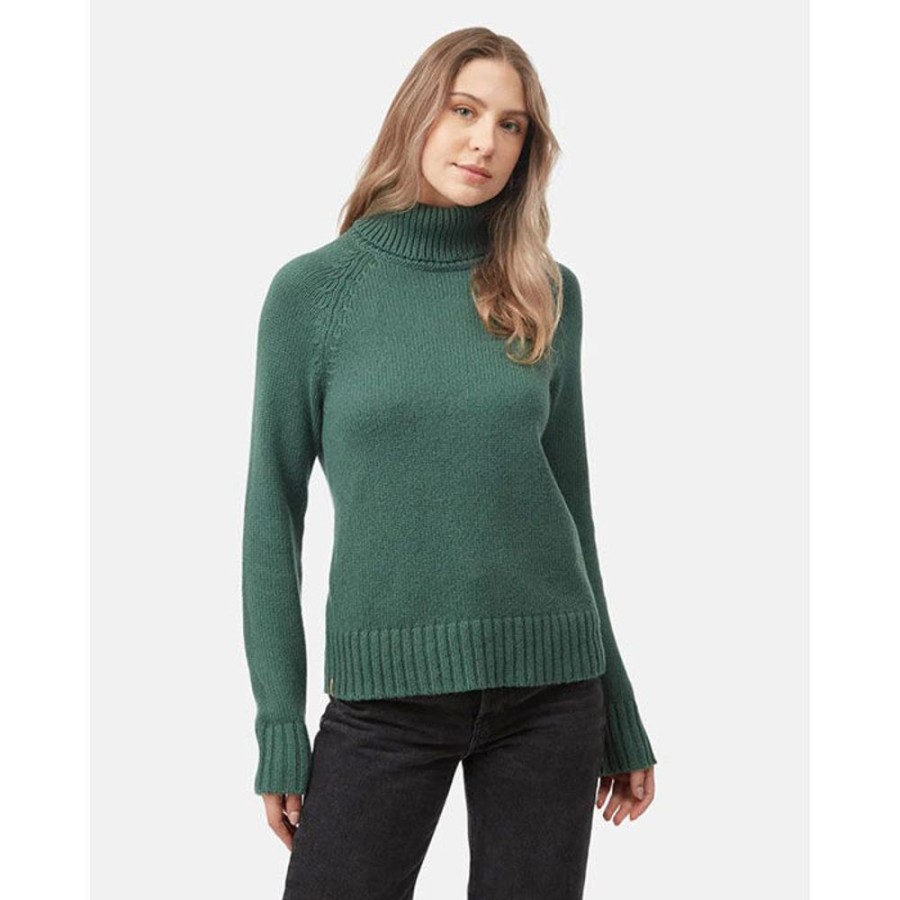 Women Tentree Sweaters | Women'S Highline Turtleneck Sweater