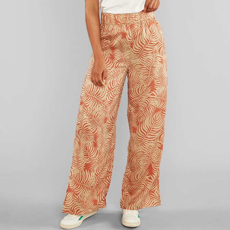 Women DEDICATED Pants | Women'S Koster Palm Leaves Pant