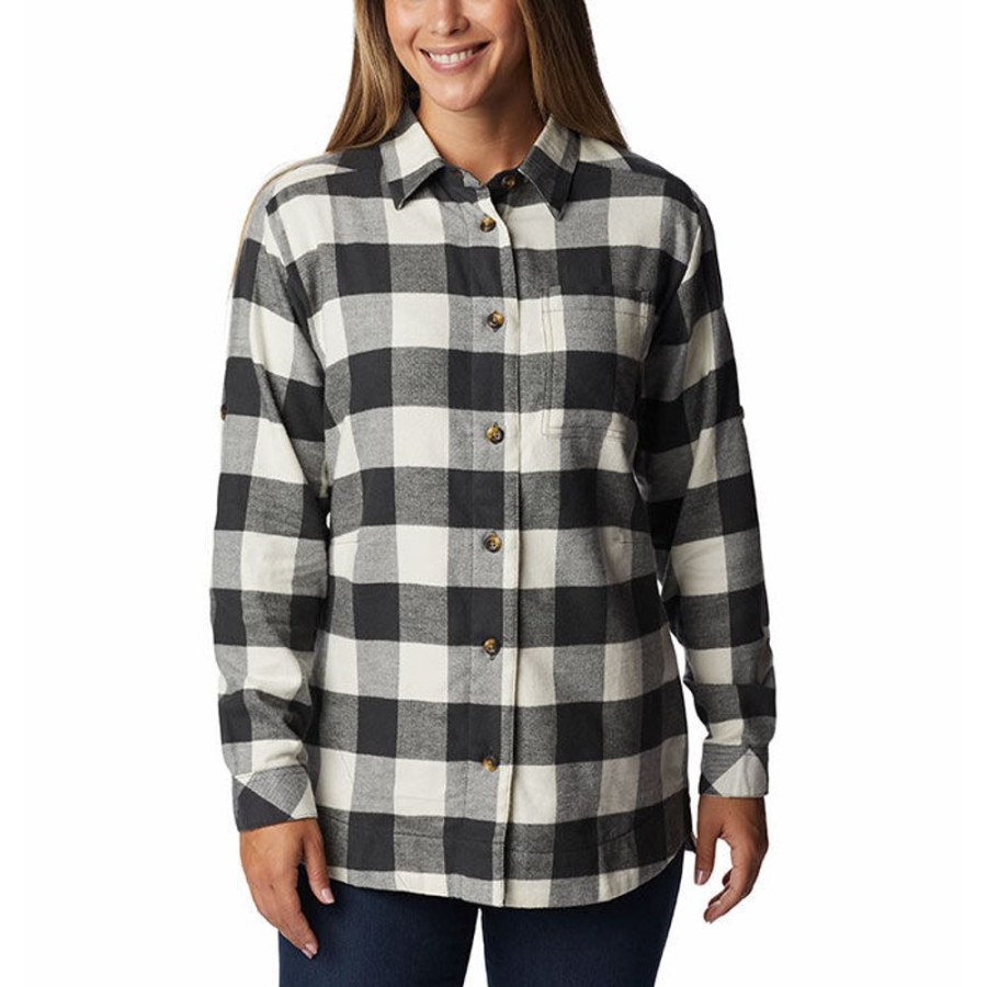 Women Columbia Tops | Women'S Holly Hideaway? Flannel Shirt