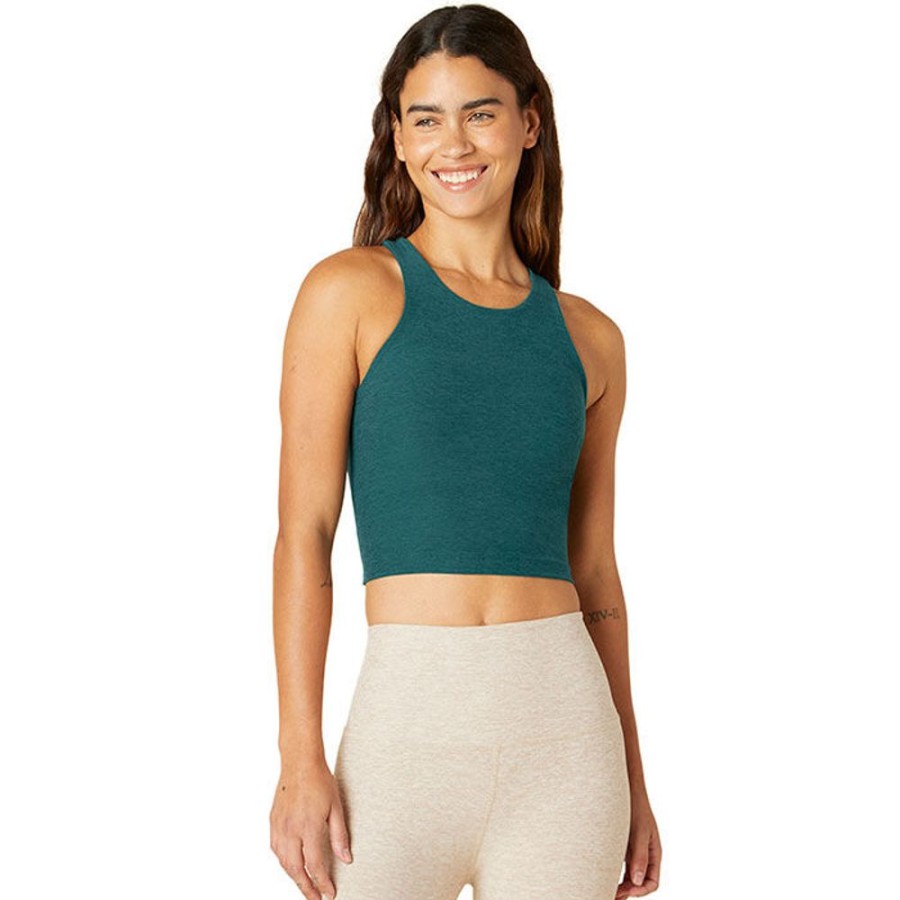 Women Beyond Yoga Tops | Women'S Spacedye Focus Cropped Tank Top