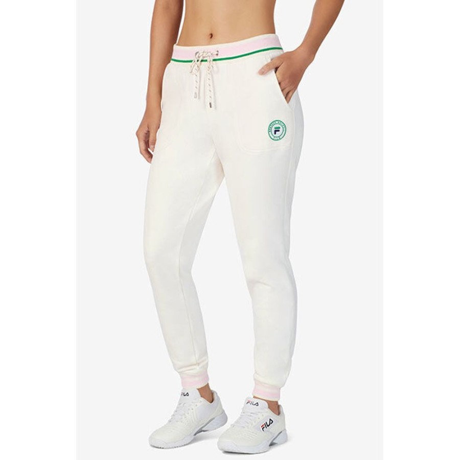 Women Fila Pants | Women'S Brandon Maxwell Collection Track Pant