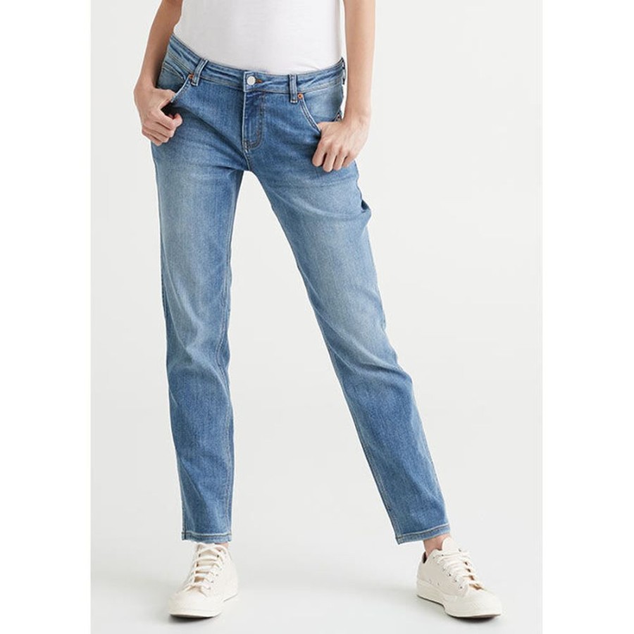 Women DUER Denim | Women'S Performance Denim Girlfriend Jean