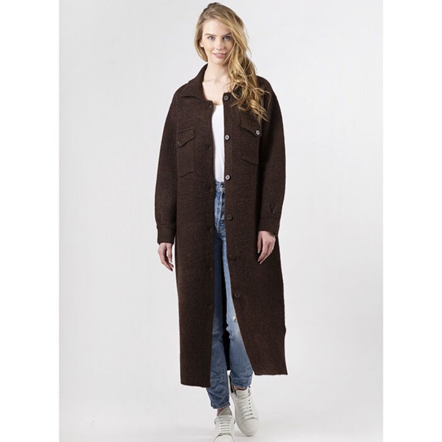 Women Lyla + Luxe Coats & Jackets | Women'S Beckham Long Knit Coat