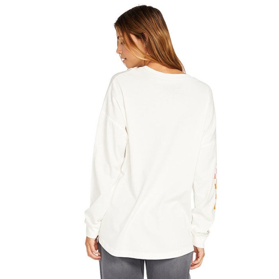 Women Volcom Tops | Women'S Werking Doubles Long Sleeve T-Shirt