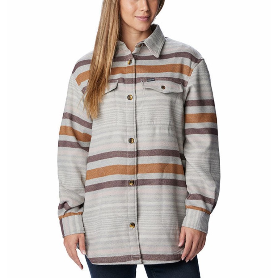 Women Columbia Tops | Women'S Calico Basin? Shirt Jacket