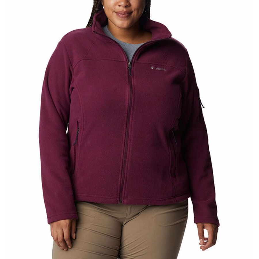 Women Columbia Coats & Jackets | Women'S Fast Trek? Ii Full-Zip Fleece Jacket (Plus Size)