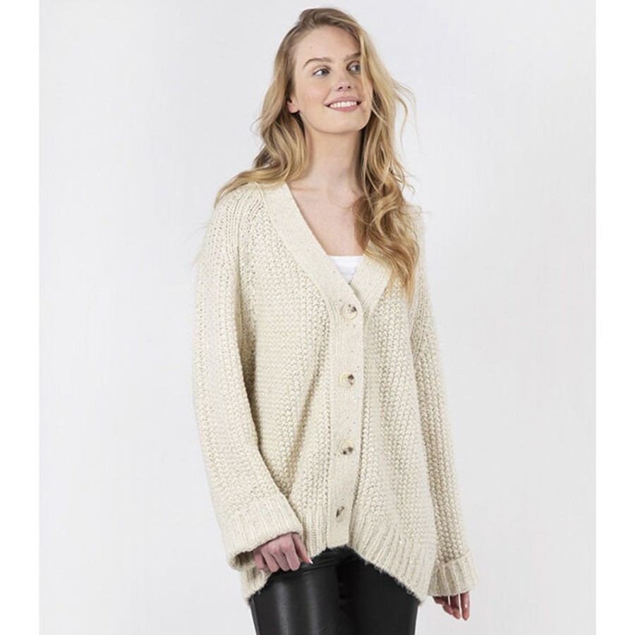 Women Lyla + Luxe Sweaters | Women'S Oakley Sparkle Cardigan