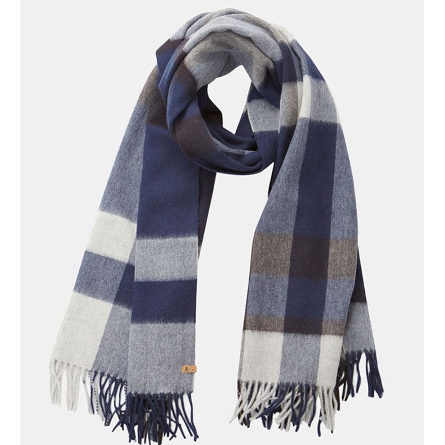 Women Tentree Winter Accessories | Women'S Rws Wool Woven Plaid Scarf