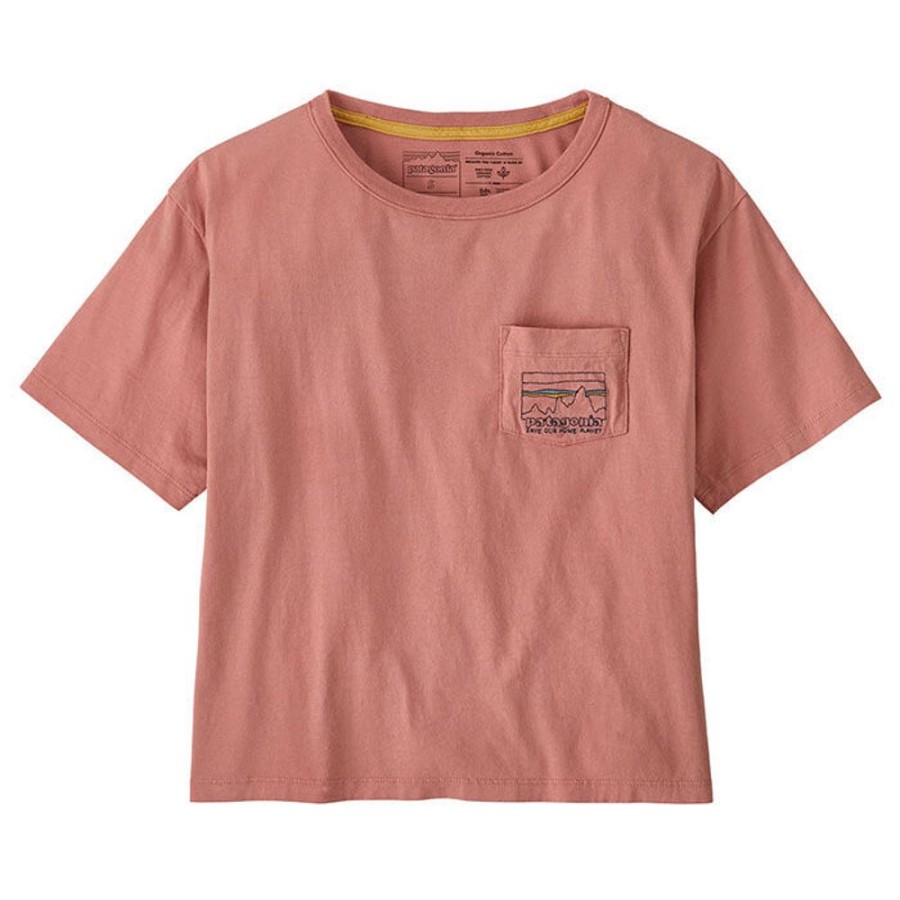 Women Patagonia Tops | Women'S '73 Skyline Organic Easy Cut Pocket T-Shirt