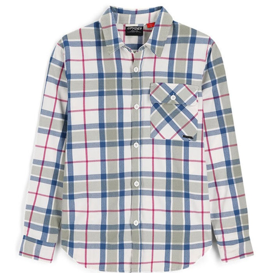 Women Spyder Tops | Women'S Fab Flannel Shirt